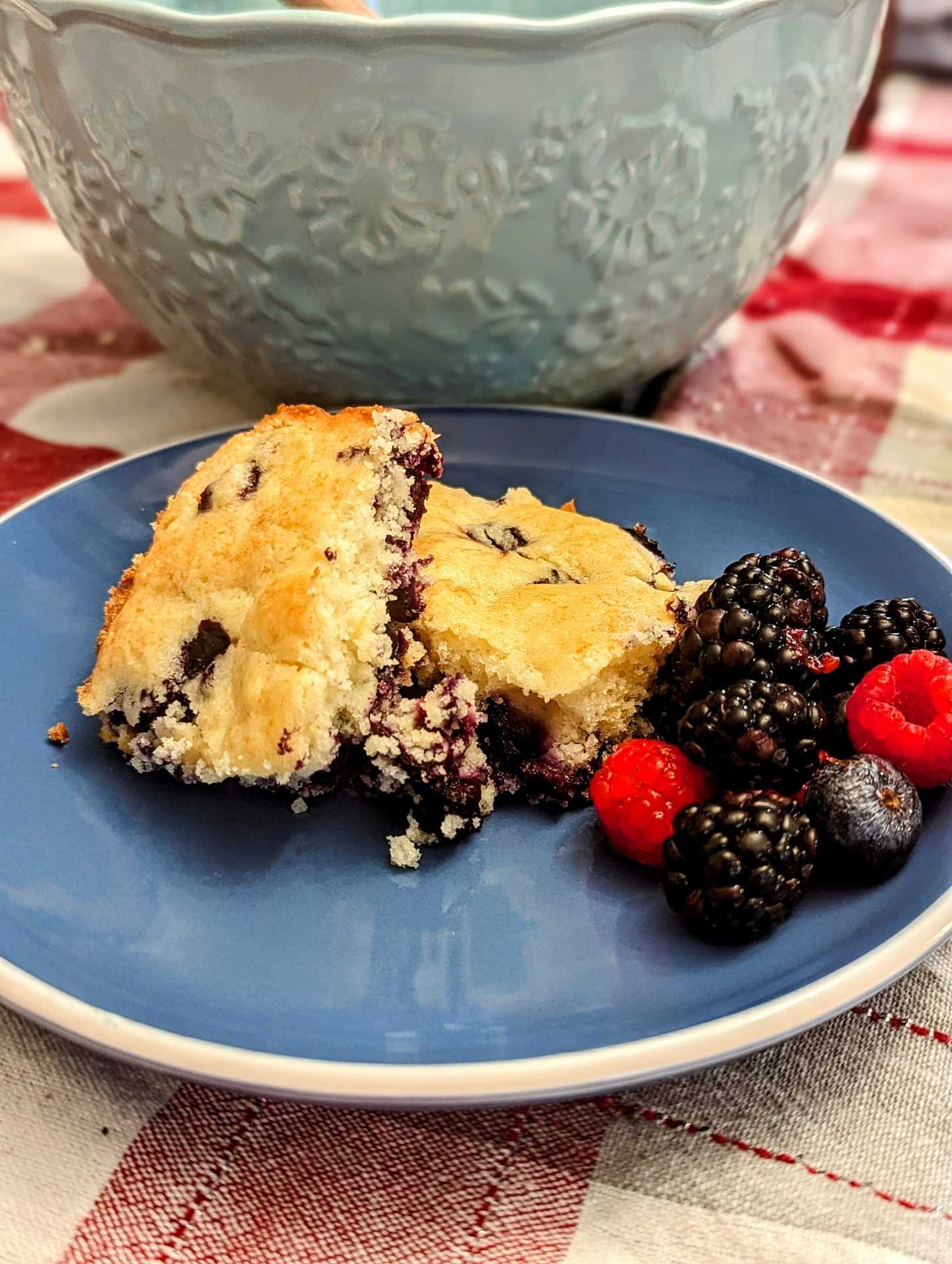 Lemon Blueberry Breakfast Cake